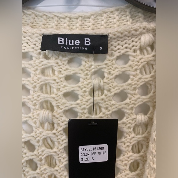 Womens Shaggy Fringe Cardigan Size S NWT - Picture 2 of 5